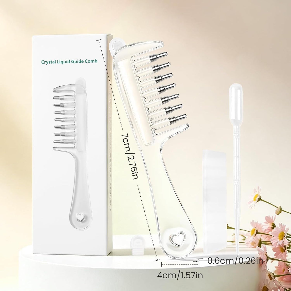 Hair Oil Applicator Comb – Oil Comb & Hair Oil Dispenser