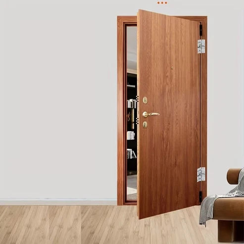 2 Pcs Heavy Duty Multifunctional Self-Closing Door Hinge Spring ? Automatic Door Closer for Doors, Drawers & Windows
