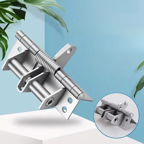 2 Pcs Heavy Duty Multifunctional Self-Closing Door Hinge Spring ? Automatic Door Closer for Doors, Drawers & Windows