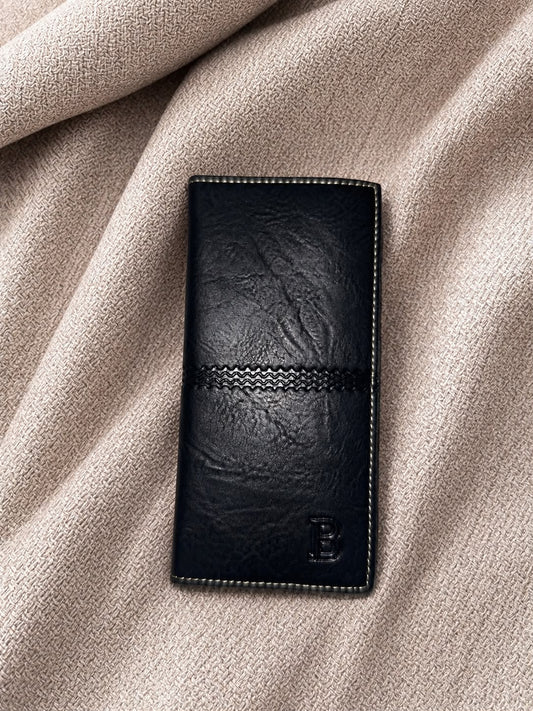 Double Shadow Classic Long Leahter Wallet