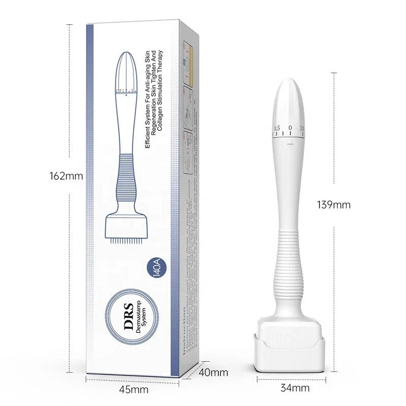 Derma Stamp Adjustable Needle Length 0.25mm to 2.5mm | Skin Microneedling Tool